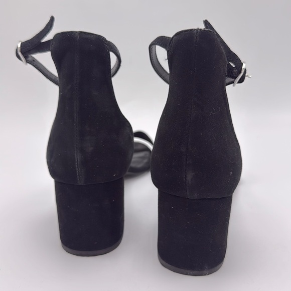 Steve Madden Women's Irenee Suede Heeled Sandal in Black size 10 - Picture 7 of 7